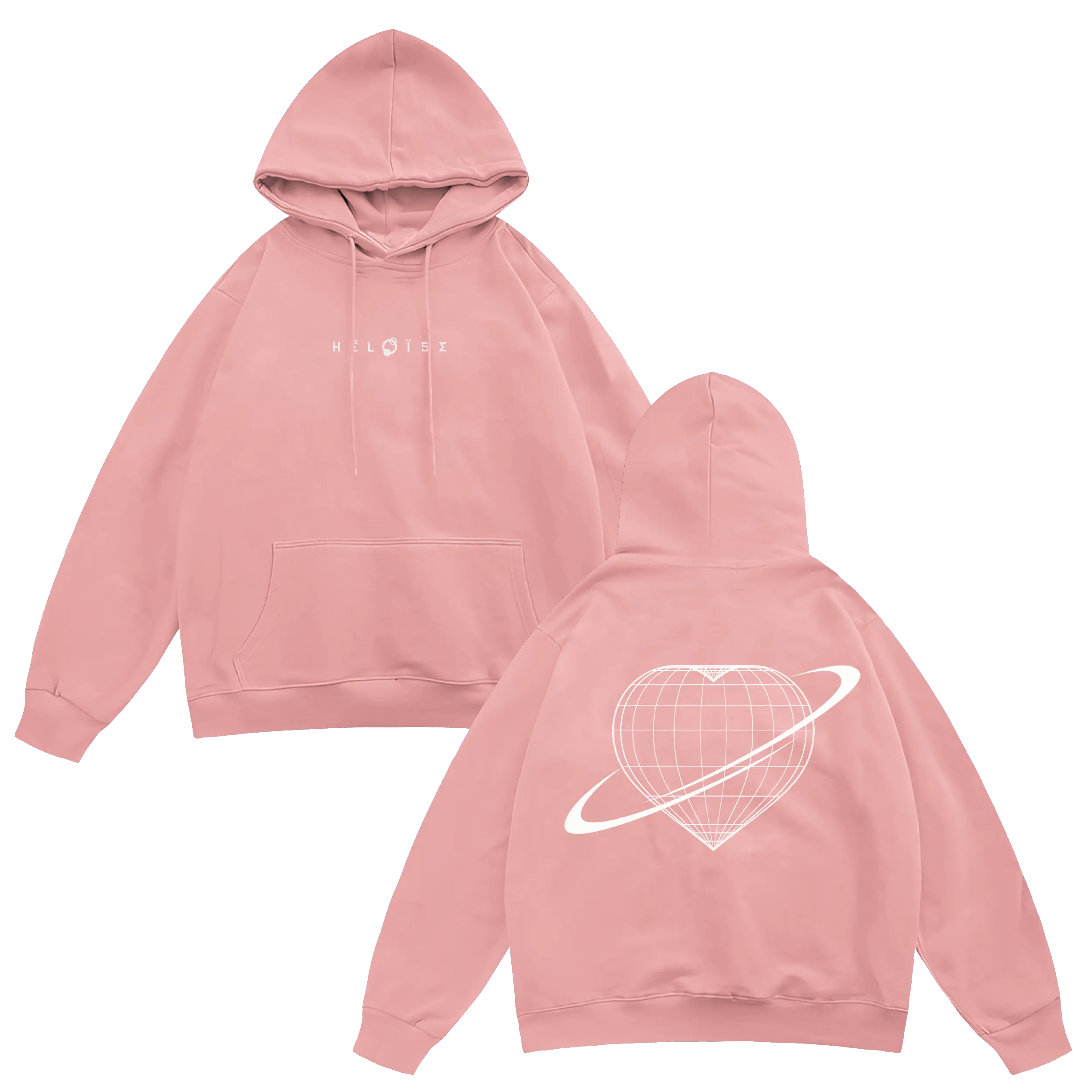 Heartline Hoodie – Blush