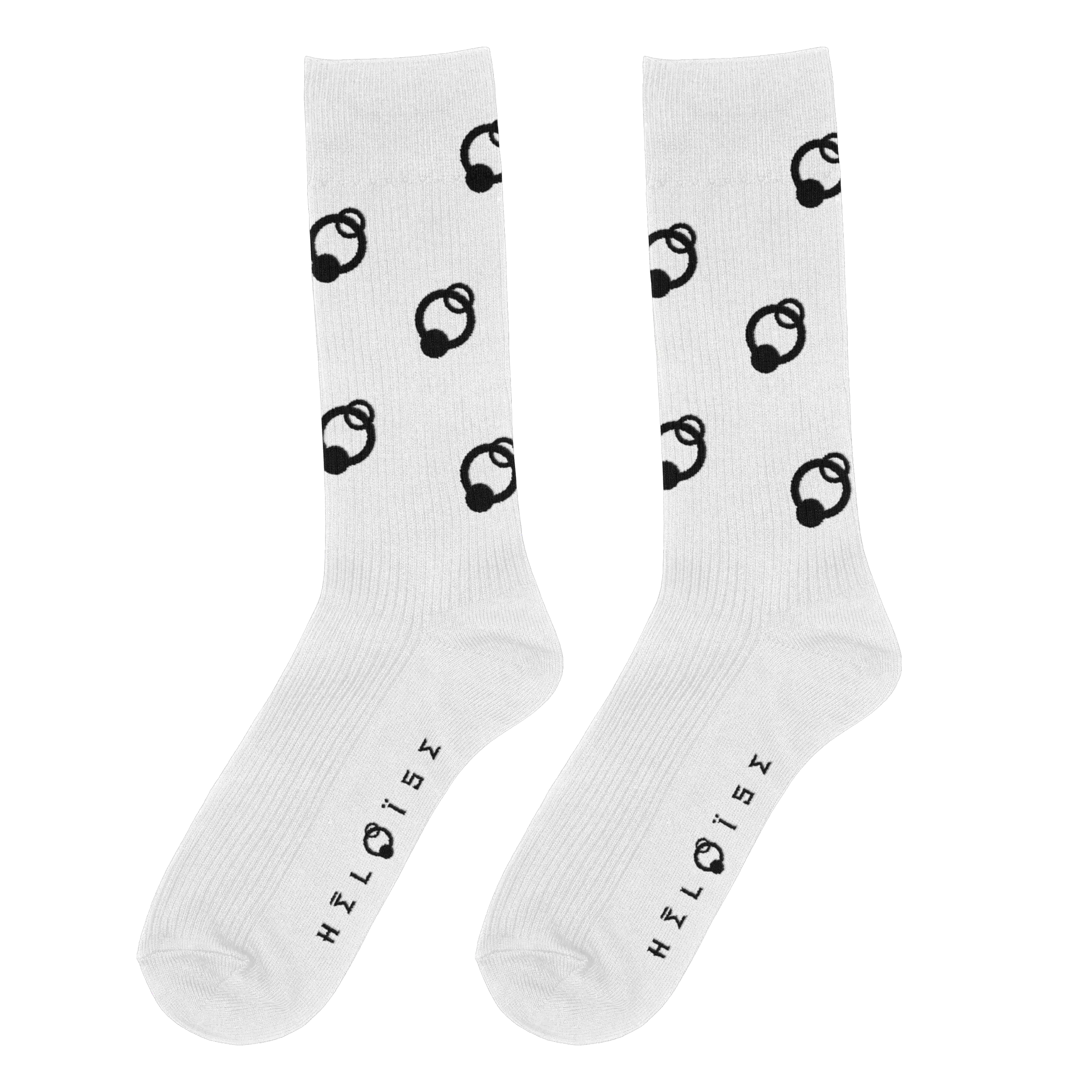 Ørb Pattern Socks – Ether White