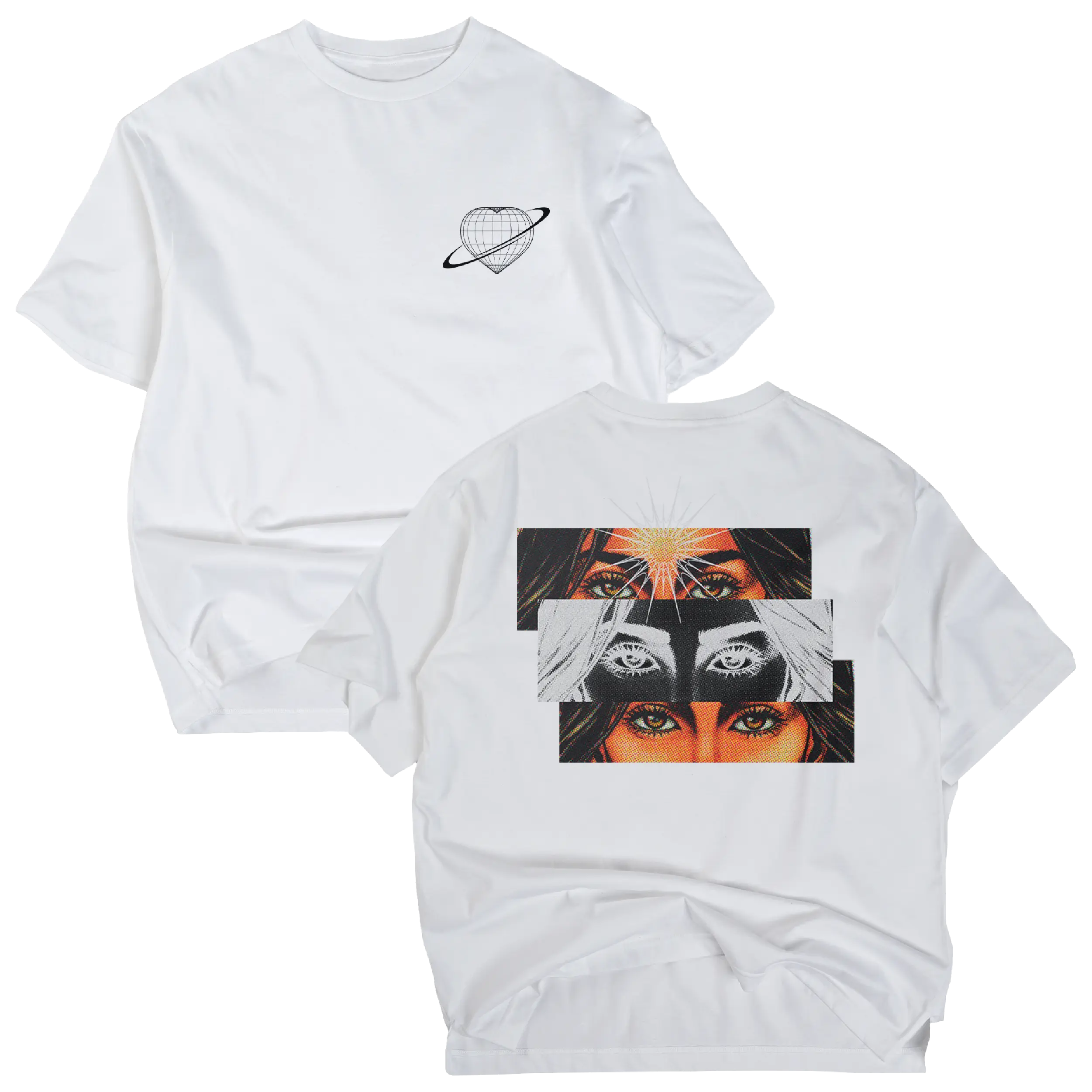 Rigel Tee – White Eclipse