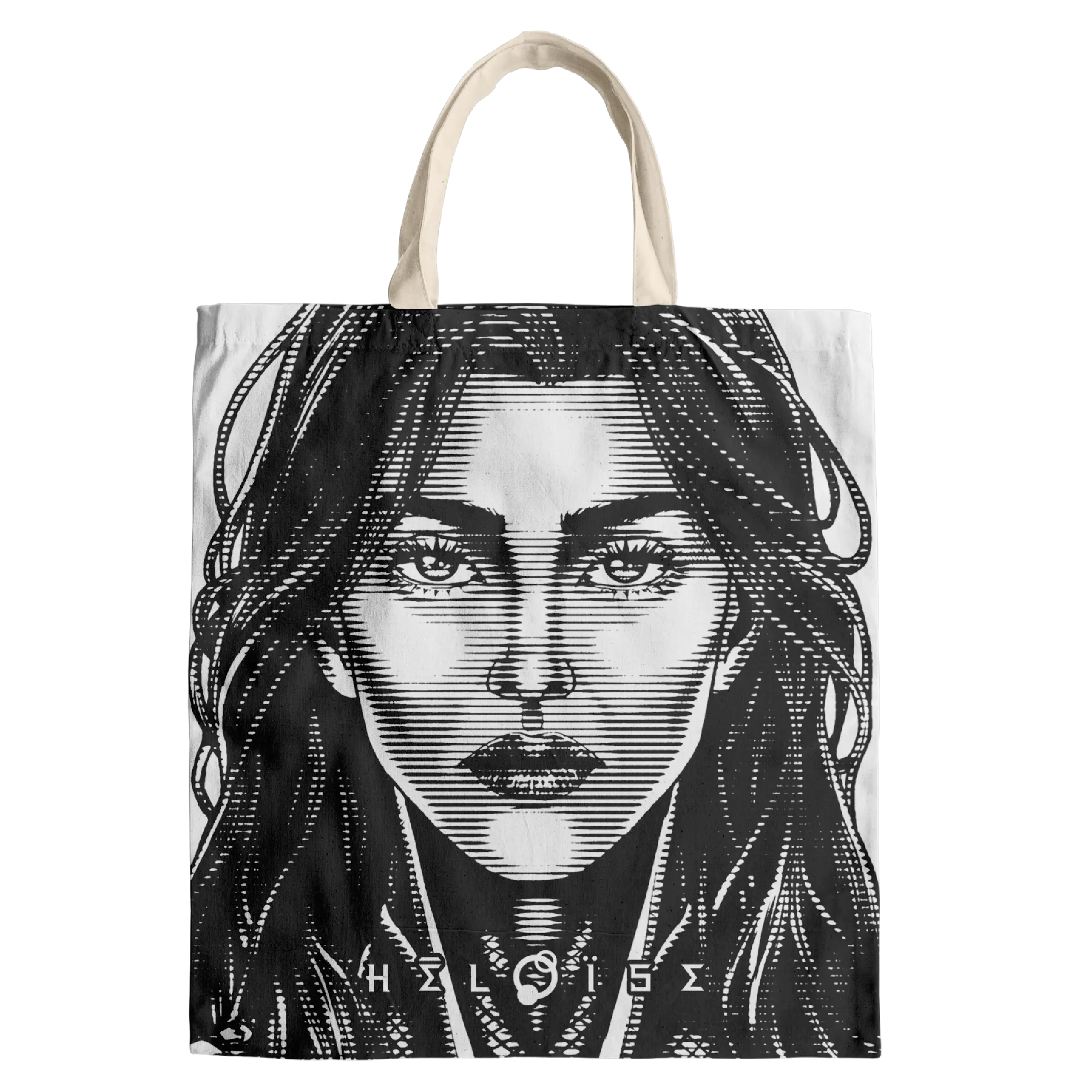 Monochrome Divinity – Ivory Tote